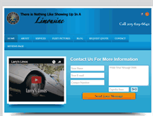 Tablet Screenshot of larryslimos.com